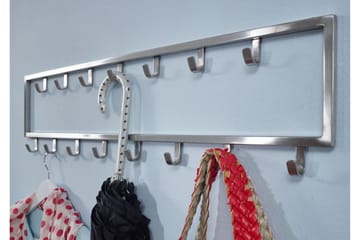 Seddik Klädkrok 80 cm - Silver - Förvaring - Klädförvaring - Klädhängare - Krokar