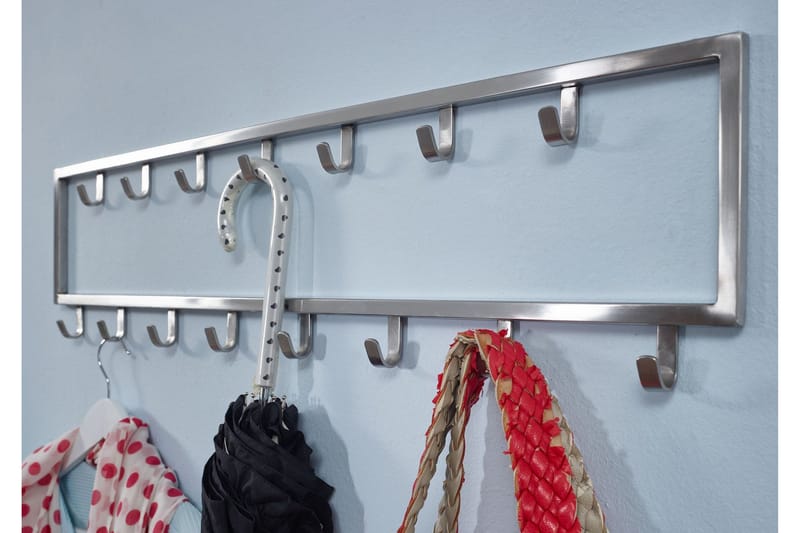 Seddik Klädkrok 80 cm - Silver - Förvaring - Klädförvaring - Klädhängare - Krokar