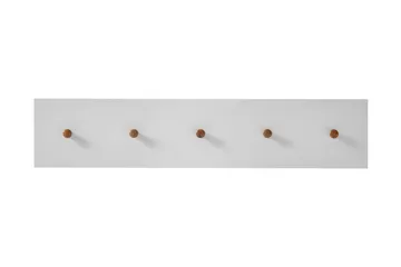 Siraaj Foajépanel 97 cm - Vit/Ek - Förvaring - Klädförvaring - Klädhängare - Krokar