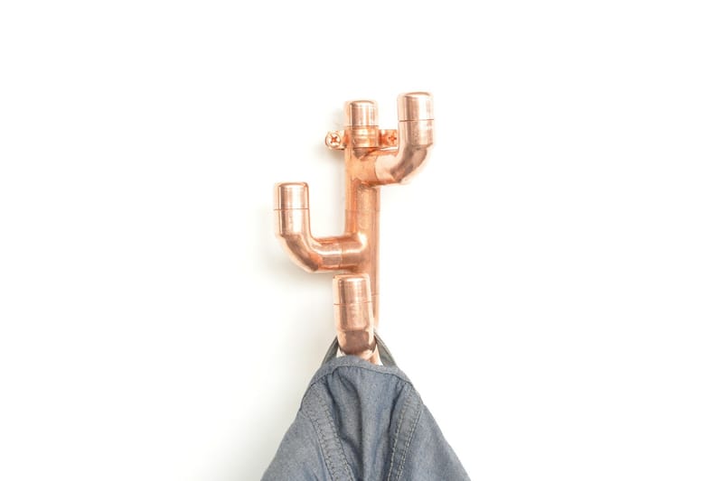 Väggkrok 3 Krokar - Roséguld - Förvaring - Klädförvaring - Klädhängare - Krokar