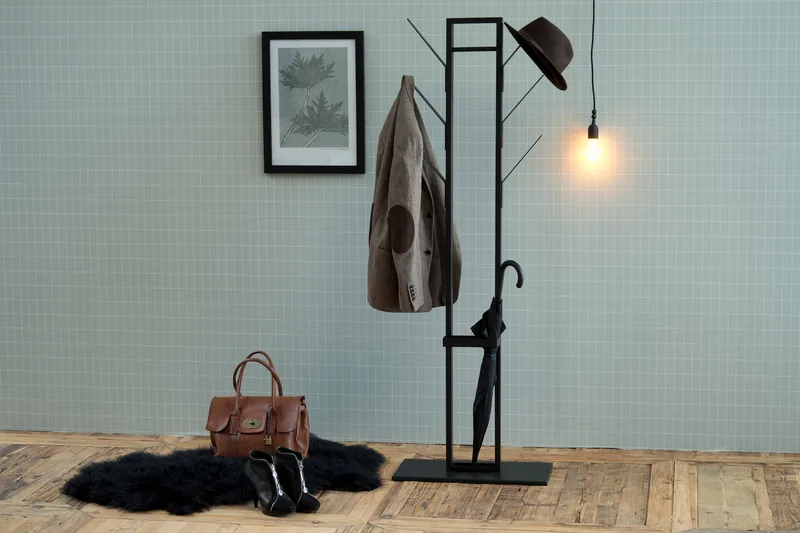 Vinari Klädhängare - Svart - Förvaring - Klädförvaring - Klädhängare - Krokar