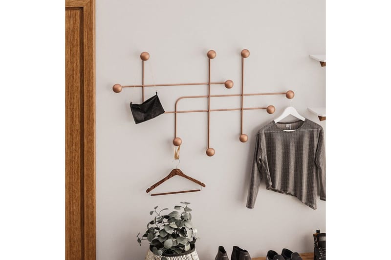 Metall Väggkrok Australia Koppar - Koppar - Förvaring - Klädförvaring - Klädhängare - Krokar