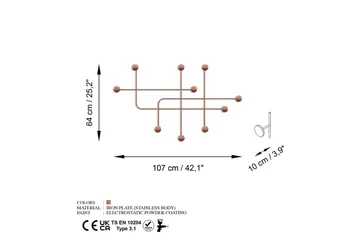 Metall Väggkrok Australia Koppar - Koppar - Förvaring - Klädförvaring - Klädhängare - Krokar