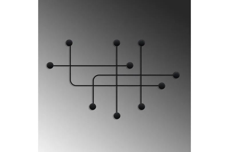 Metall Väggkrok Australia Svart - Svart - Förvaring - Klädförvaring - Klädhängare - Krokar