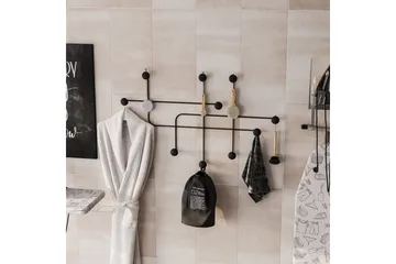 Metall Väggkrok Australia Svart - Svart - Förvaring - Klädförvaring - Klädhängare - Krokar