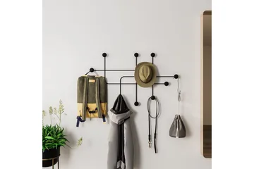 Metall Väggkrok Australia Svart - Svart - Förvaring - Klädförvaring - Klädhängare - Krokar