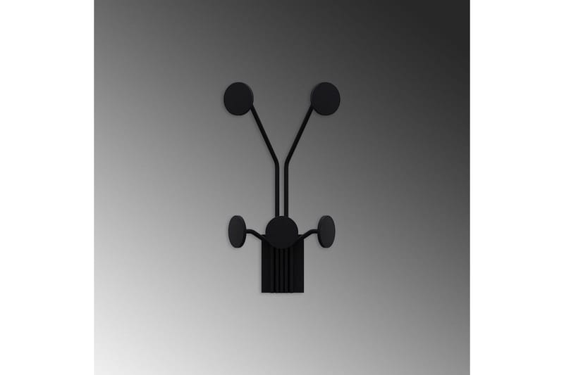 Metall Väggkrok Clarra Svart - Svart - Förvaring - Klädförvaring - Klädhängare - Krokar