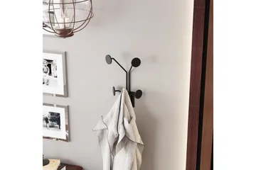 Metall Väggkrok Clarra Svart - Svart - Förvaring - Klädförvaring - Klädhängare - Krokar