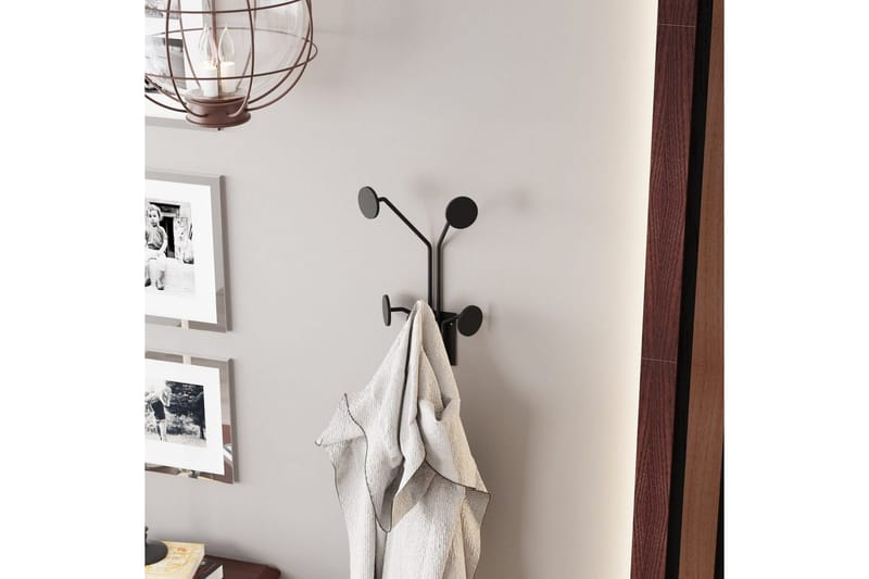 Metall Väggkrok Clarra Svart - Svart - Förvaring - Klädförvaring - Klädhängare - Krokar