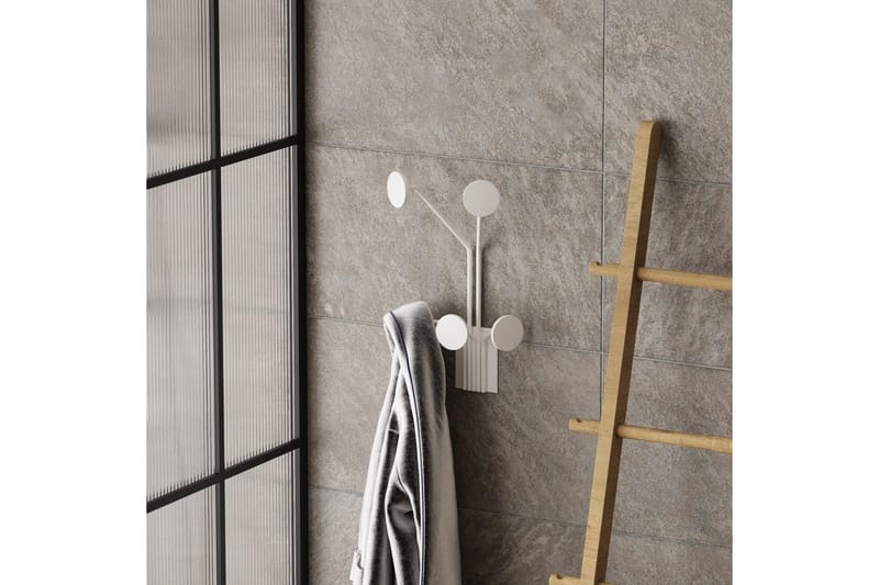 Metall Väggkrok Clarra Vit - Vit - Förvaring - Klädförvaring - Klädhängare - Krokar