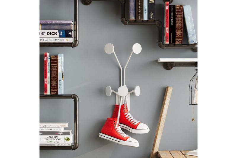 Metall Väggkrok Clarra Vit - Vit - Förvaring - Klädförvaring - Klädhängare - Krokar