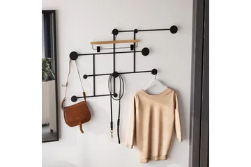 Metall Väggkrok Colna Svart - Svart - Förvaring - Klädförvaring - Klädhängare - Krokar