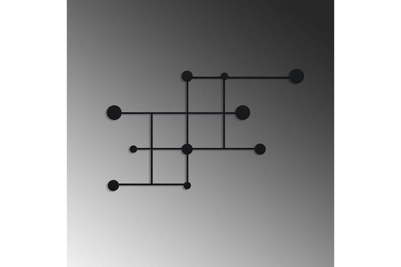 Metall Väggkrok Colna Svart - Svart - Förvaring - Klädförvaring - Klädhängare - Krokar