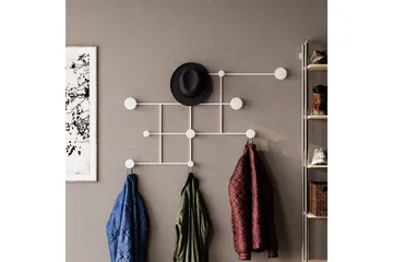 Metall Väggkrok Colna Vit - Vit - Förvaring - Klädförvaring - Klädhängare - Krokar