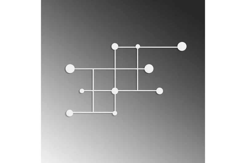 Metall Väggkrok Colna Vit - Vit - Förvaring - Klädförvaring - Klädhängare - Krokar