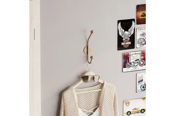Metall Väggkrok Coriorgate Koppar - Koppar - Förvaring - Klädförvaring - Klädhängare - Krokar