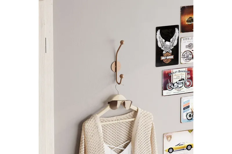 Metall Väggkrok Coriorgate Koppar - Koppar - Förvaring - Klädförvaring - Klädhängare - Krokar