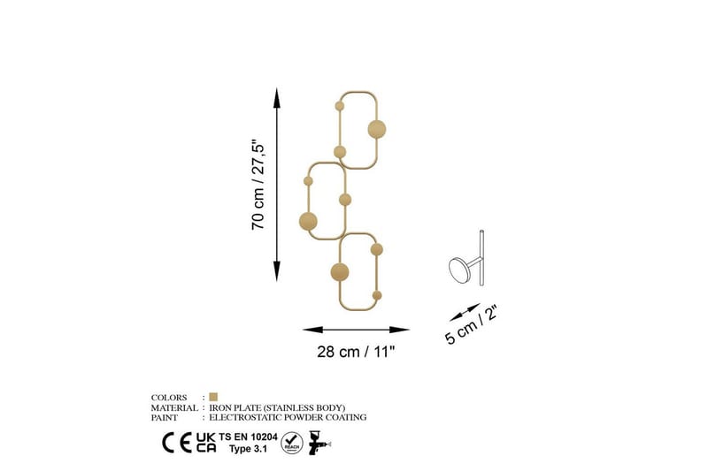 Metall Väggkrok Dravos Rany - Rany - Förvaring - Klädförvaring - Klädhängare - Krokar