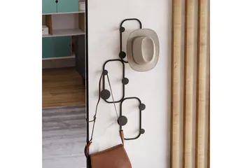 Metall Väggkrok Dravos Svart - Svart - Förvaring - Klädförvaring - Klädhängare - Krokar