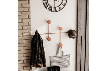 Metall Väggkrok Inermis Koppar - Koppar - Förvaring - Klädförvaring - Klädhängare - Krokar