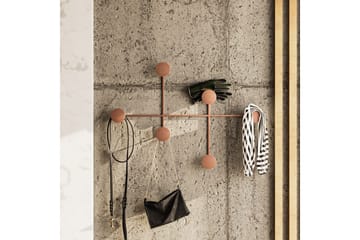 Metall Väggkrok Inermis Koppar - Koppar - Förvaring - Klädförvaring - Klädhängare - Krokar