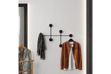 Metall Väggkrok Inermis Svart - Svart - Förvaring - Klädförvaring - Klädhängare - Krokar