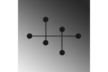 Metall Väggkrok Inermis Svart - Svart - Förvaring - Klädförvaring - Klädhängare - Krokar