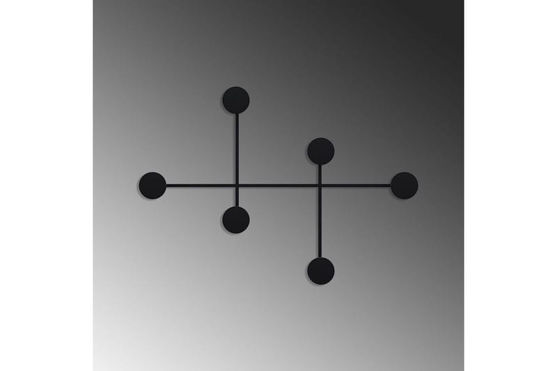 Metall Väggkrok Inermis Svart - Svart - Förvaring - Klädförvaring - Klädhängare - Krokar