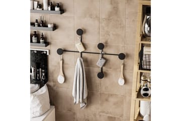 Metall Väggkrok Inermis Svart - Svart - Förvaring - Klädförvaring - Klädhängare - Krokar