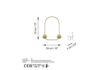 Metall Väggkrok Kelanburg Rany - Rany - Förvaring - Klädförvaring - Klädhängare - Krokar