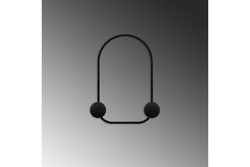 Metall Väggkrok Kelanburg Svart - Svart - Förvaring - Klädförvaring - Klädhängare - Krokar