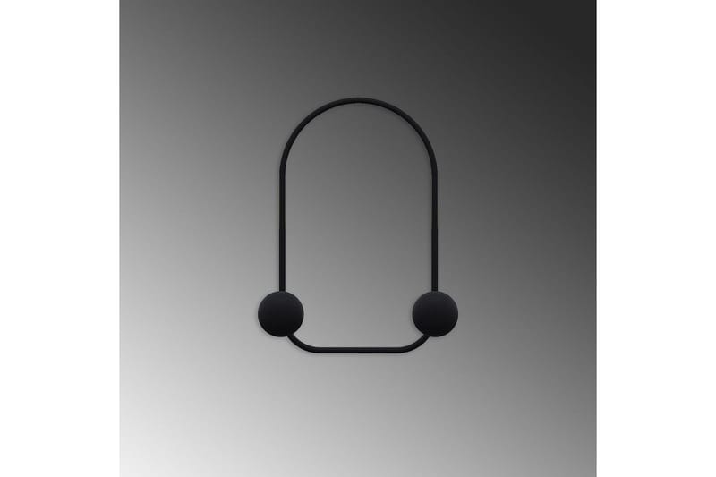 Metall Väggkrok Kelanburg Svart - Svart - Förvaring - Klädförvaring - Klädhängare - Krokar