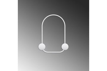 Metall Väggkrok Kelanburg Vit - Vit - Förvaring - Klädförvaring - Klädhängare - Krokar