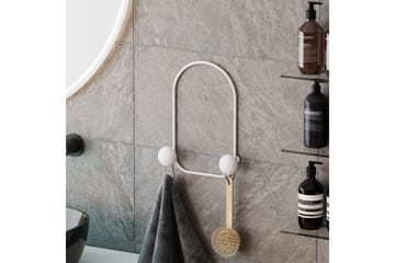 Metall Väggkrok Kelanburg Vit - Vit - Förvaring - Klädförvaring - Klädhängare - Krokar