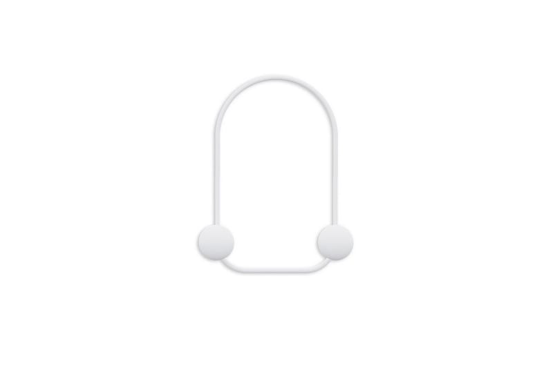 Metall Väggkrok Kelanburg Vit, Vit