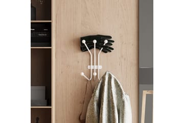 Metall Väggkrok Narwaniran Vit - Vit - Förvaring - Klädförvaring - Klädhängare - Krokar