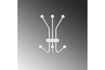 Metall Väggkrok Narwaniran Vit - Vit - Förvaring - Klädförvaring - Klädhängare - Krokar