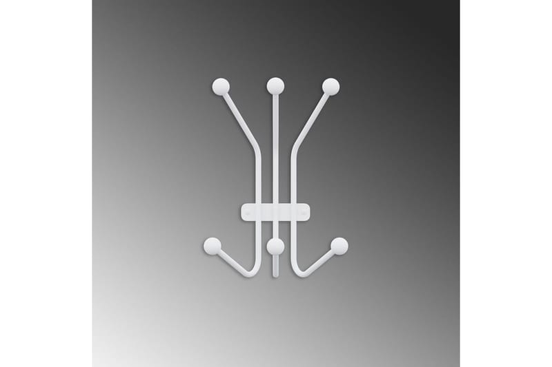 Metall Väggkrok Narwaniran Vit - Vit - Förvaring - Klädförvaring - Klädhängare - Krokar