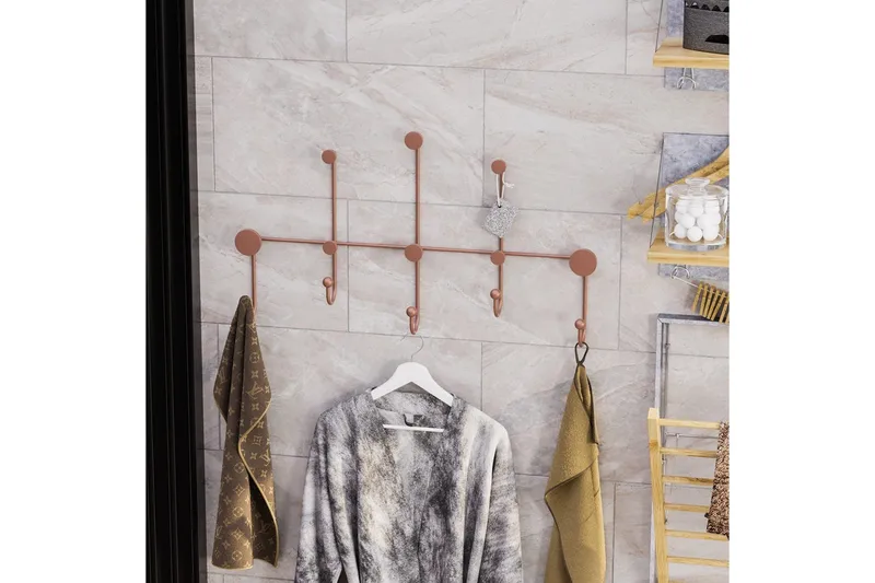 Metall Väggkrok Ranjita Koppar - Koppar - Förvaring - Klädförvaring - Klädhängare - Krokar
