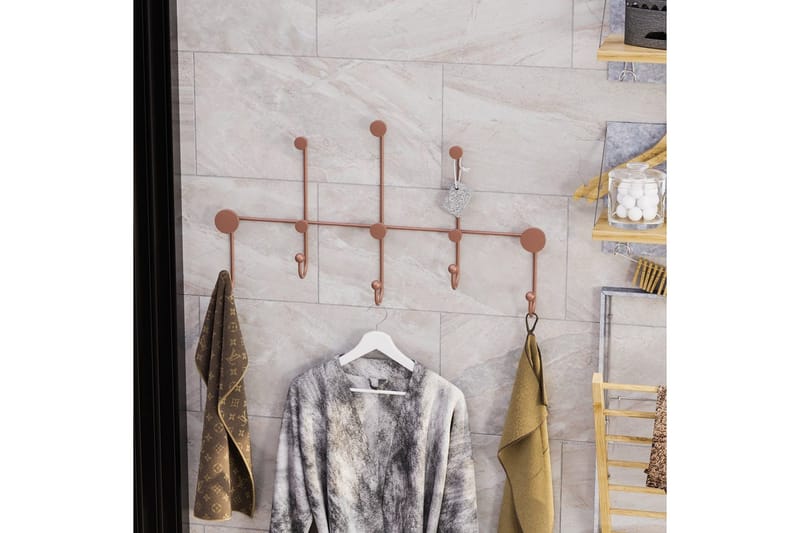 Metall Väggkrok Ranjita Koppar - Koppar - Förvaring - Klädförvaring - Klädhängare - Krokar