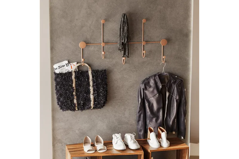 Metall Väggkrok Ranjita Koppar - Koppar - Förvaring - Klädförvaring - Klädhängare - Krokar