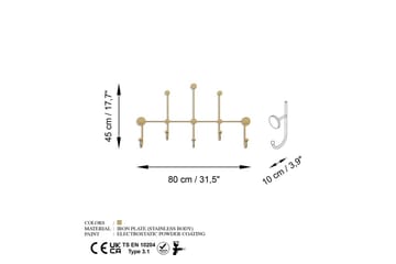 Metall Väggkrok Ranjita Rany - Rany - Förvaring - Klädförvaring - Klädhängare - Krokar