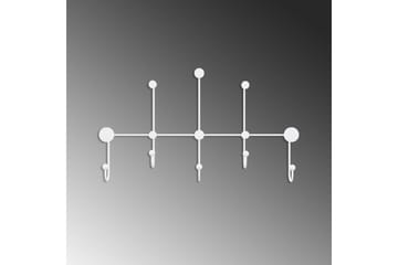 Metall Väggkrok Ranjita Vit - Vit - Förvaring - Klädförvaring - Klädhängare - Krokar