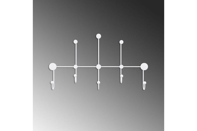 Metall Väggkrok Ranjita Vit - Vit - Förvaring - Klädförvaring - Klädhängare - Krokar