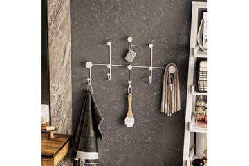 Metall Väggkrok Ranjita Vit - Vit - Förvaring - Klädförvaring - Klädhängare - Krokar