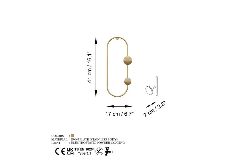 Metall Väggkrok Sota Rany - Rany - Förvaring - Klädförvaring - Klädhängare - Krokar