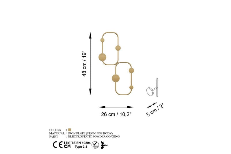 Metall Väggkrok Tivra Rany - Rany - Förvaring - Klädförvaring - Klädhängare - Krokar