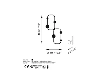 Metall Väggkrok Tivra Svart - Svart - Förvaring - Klädförvaring - Klädhängare - Krokar