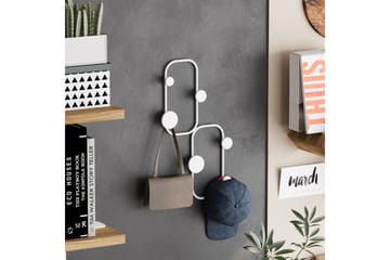 Metall Väggkrok Tivra Vit - Vit - Förvaring - Klädförvaring - Klädhängare - Krokar