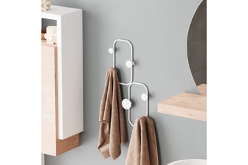 Metall Väggkrok Tivra Vit - Vit - Förvaring - Klädförvaring - Klädhängare - Krokar
